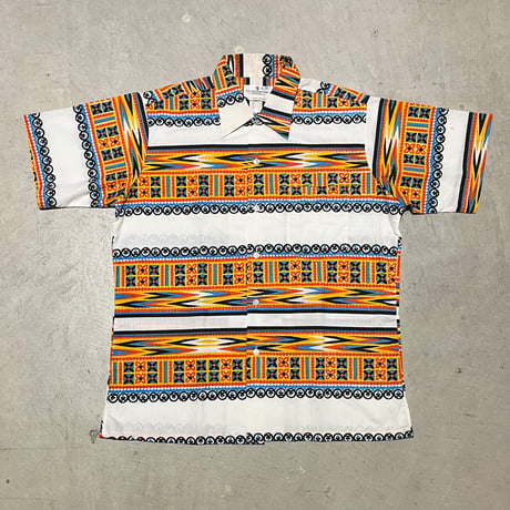 1960's ENGLISH SPORTS SHOP S/S Shirt Deadstock
