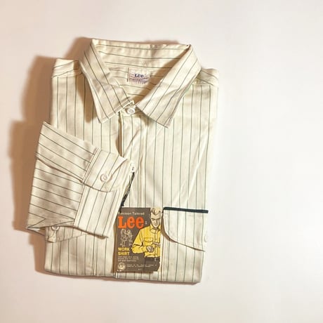 1960's Lee Coca-Cola Stripe L/S Shirt Deadstock
