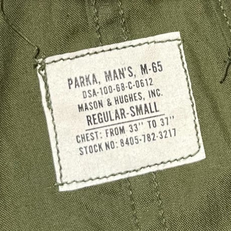 1960's US.ARMY M-65 Mods Coat Deadstock