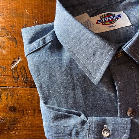 1990's Dickies Chambray L/S Shirt Deadstock