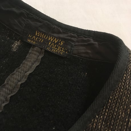 1920〜30's Brown's Beach Wool Vest