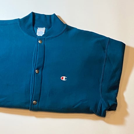 1990's Champion Reverse Weave Full Snap Cardigan