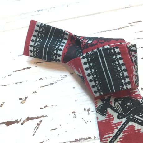 1960's Rooster Cotton Necktie