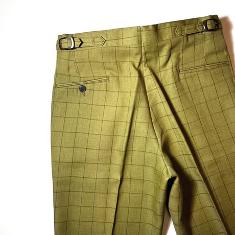 1960's Quality PRESS Tapered Slacks Deadstock