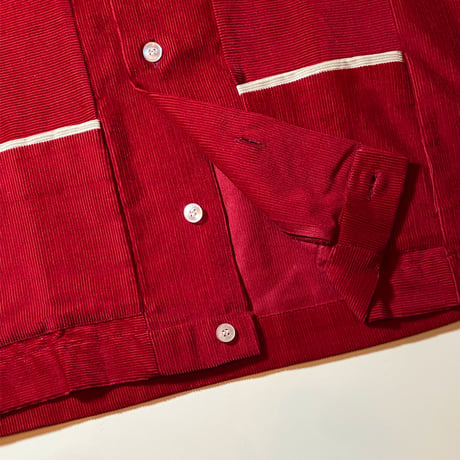 1960's TOWN TOPIC Corduroy L/S Shirt Deadstock