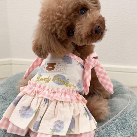 Lovely Pineapple ラブリーパイナップルワンピース　ピンク