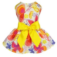 バタフライワンピース  イエロー