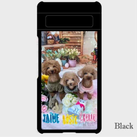 スマホケース　白色ポリカーボネート背面印刷