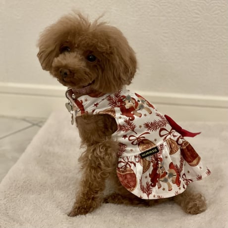 クリスマスベルドレス　ボルドー