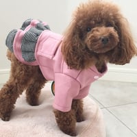 千鳥チュチュコートワンピース  ピンク