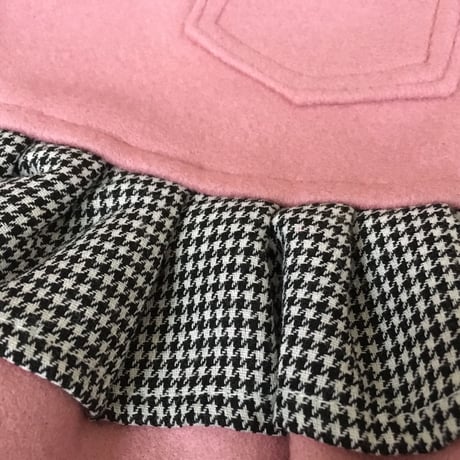 千鳥チュチュコートワンピース  ピンク
