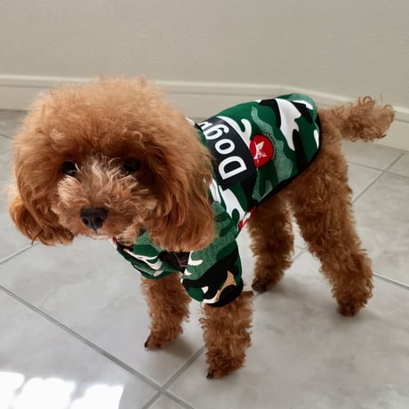 迷彩パーカー　Dogbaby　グリーン