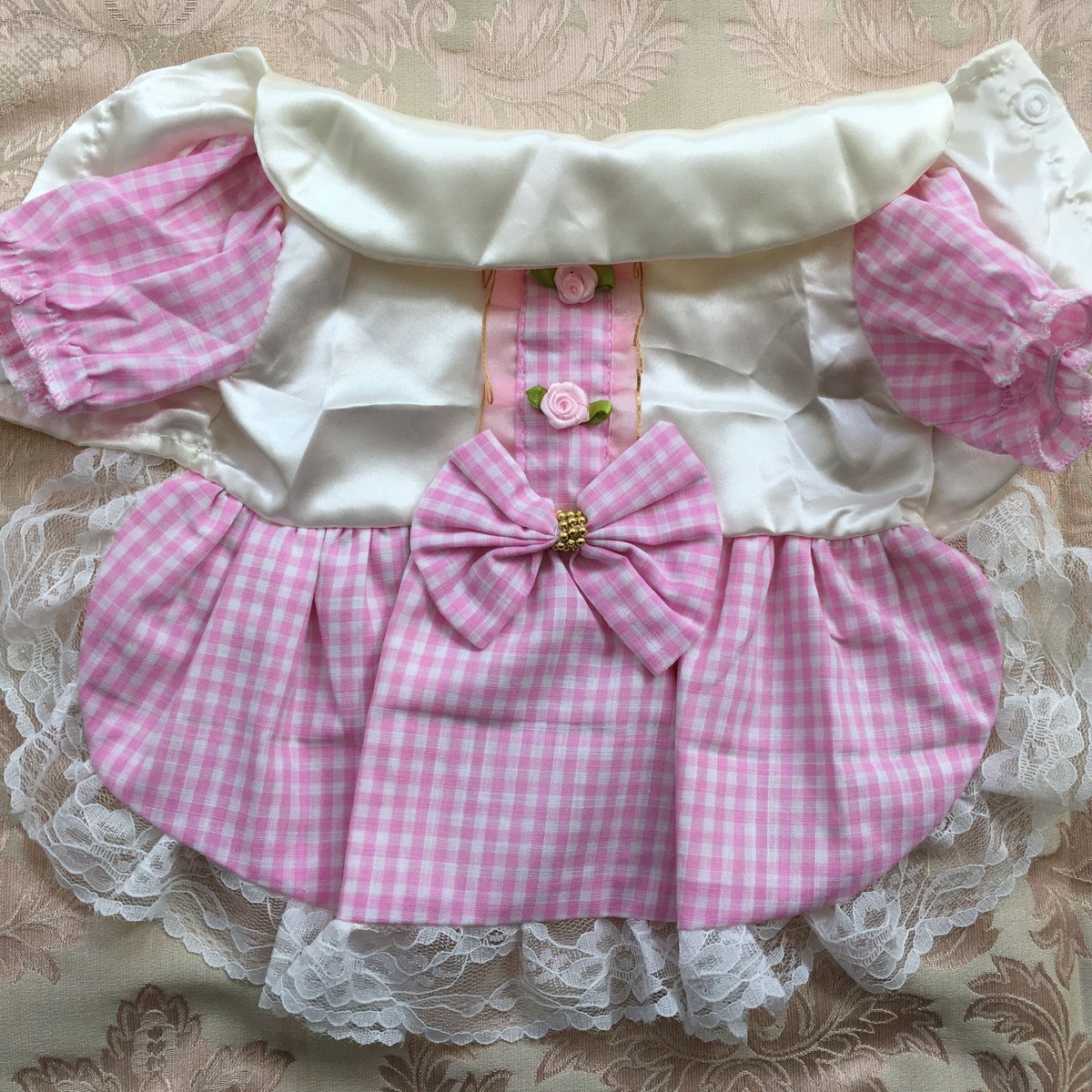 ギンガムチェック ワンピース ピンク | ロージーのお部屋