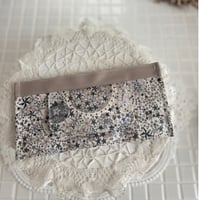 ウエットティッシュケース  リバティ*アデラジャ*ブラウン×モカ