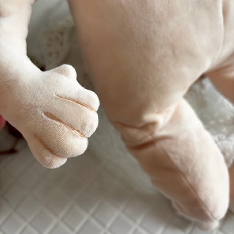 赤ちゃんのぬいぐるみ*受注製作 オーダーから約1ヶ月後発送