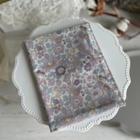 お薬手帳ケース、母子手帳ケース、病院おまとめケース*リバティ*ベッツィくすみパープル×グレー