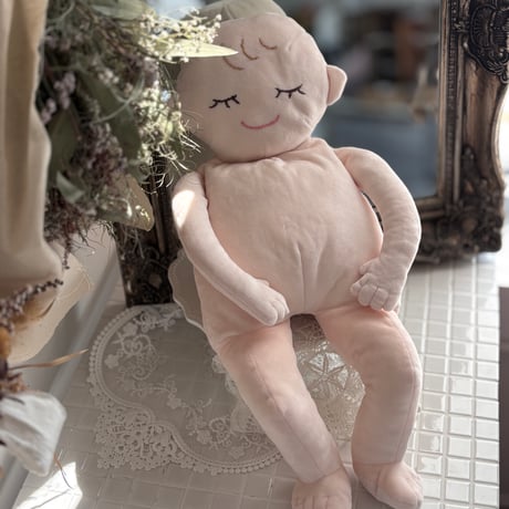 赤ちゃんのぬいぐるみ*受注製作 オーダーから約1ヶ月後発送