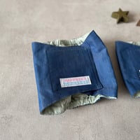 マナーベルト　薄デニム　ワッペン