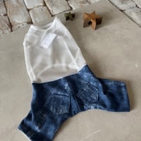 インナーメッシュタンク付きパンツ　ネイビー