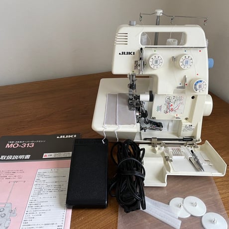 1本針3本糸ロックミシン 中古JUKI M0313  10年使用  美品　整備済み