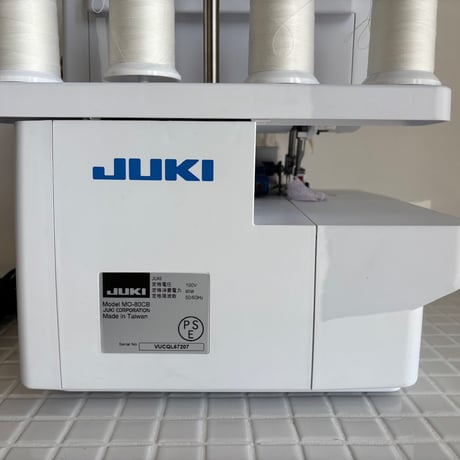 中古ミシン　JUKI MO80CB 2本針4本糸ロックミシン　美品　整備済み