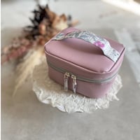 アロマポーチ レザーピンク×イルマピンク　Sサイズ
