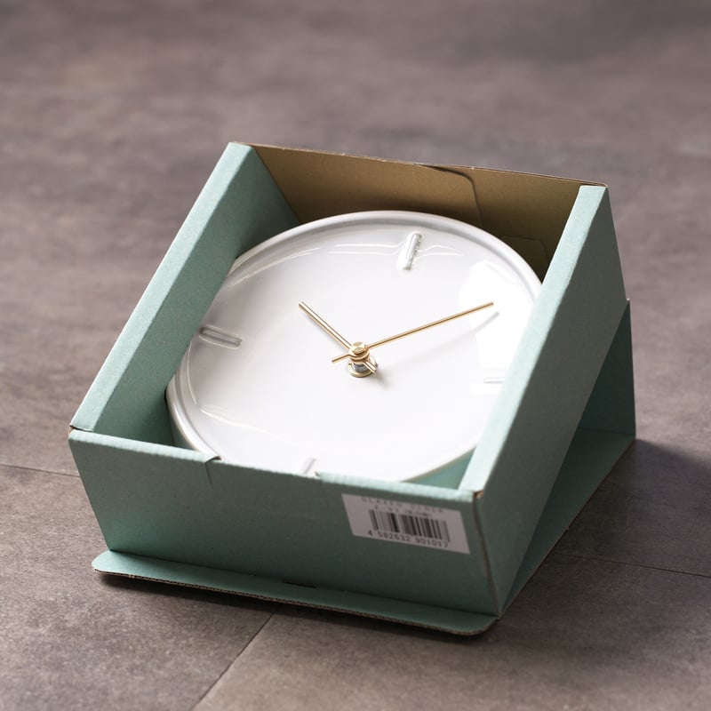 GLAZED CLOCK 青なまこ釉 | 杉浦製陶株式会社