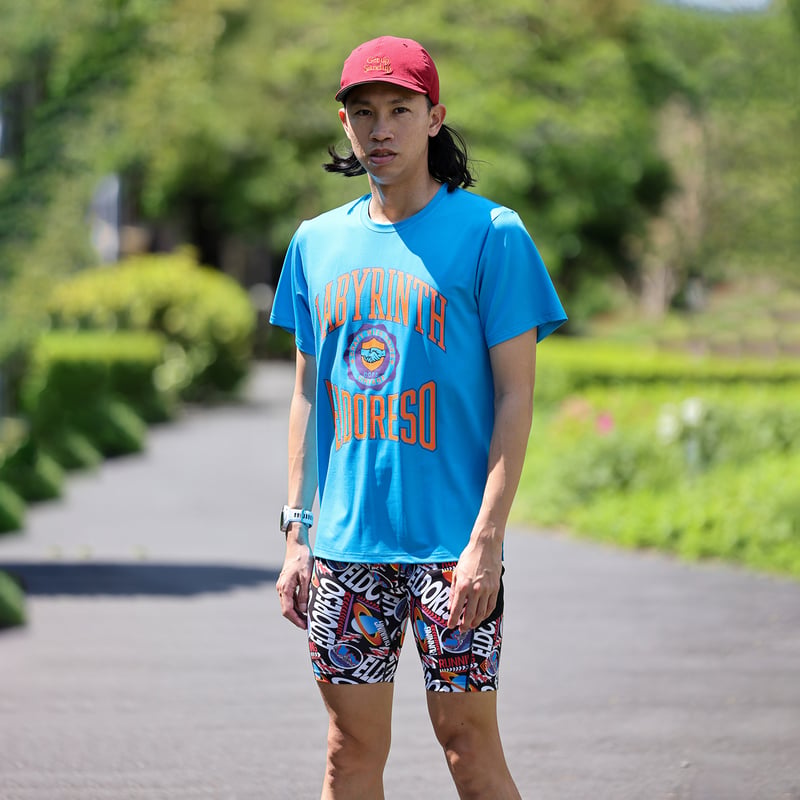 Labyrinth Tee(Blue) E1018216 | ELDORESO【OFFICIA