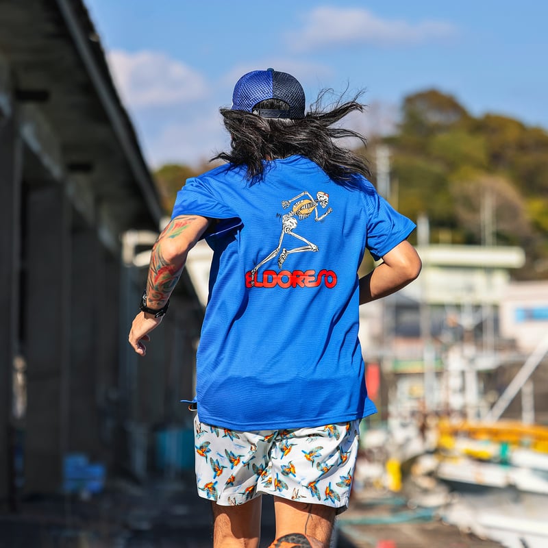 Boneman Tee(Blue) E1018616 | ELDORESO【OFFICIAL Boneman Tee(Blue) E1018616 | ELDORESO【OFFICIAL