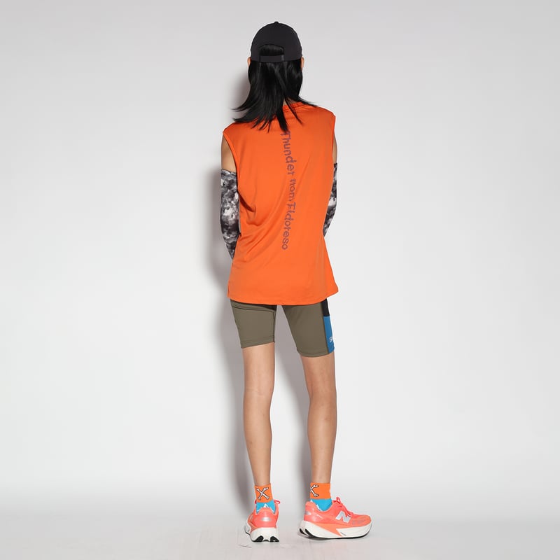 Watching Sleeveless(Orange) E1221725 | ELDORESO
