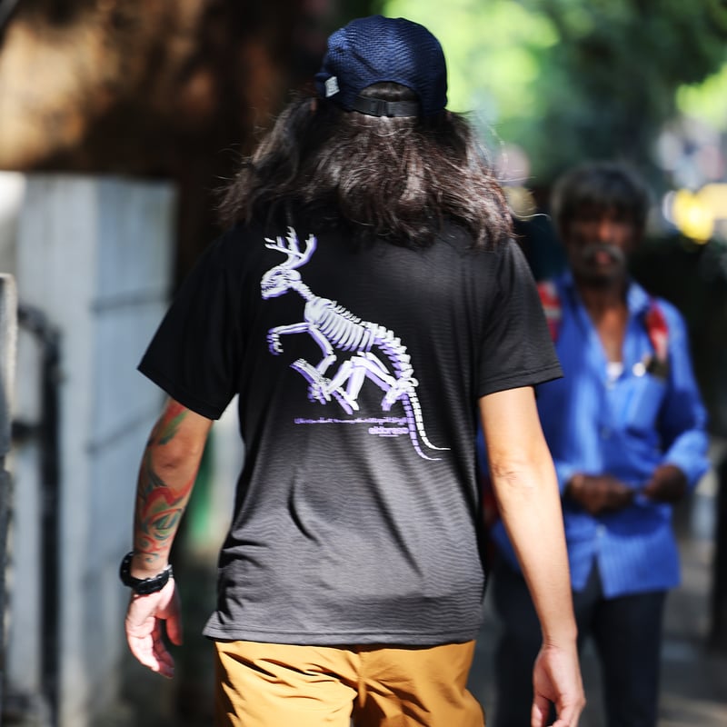 ELDORESO Bone Dinosaur Tee グレー L ELDORESO エルドレッソ