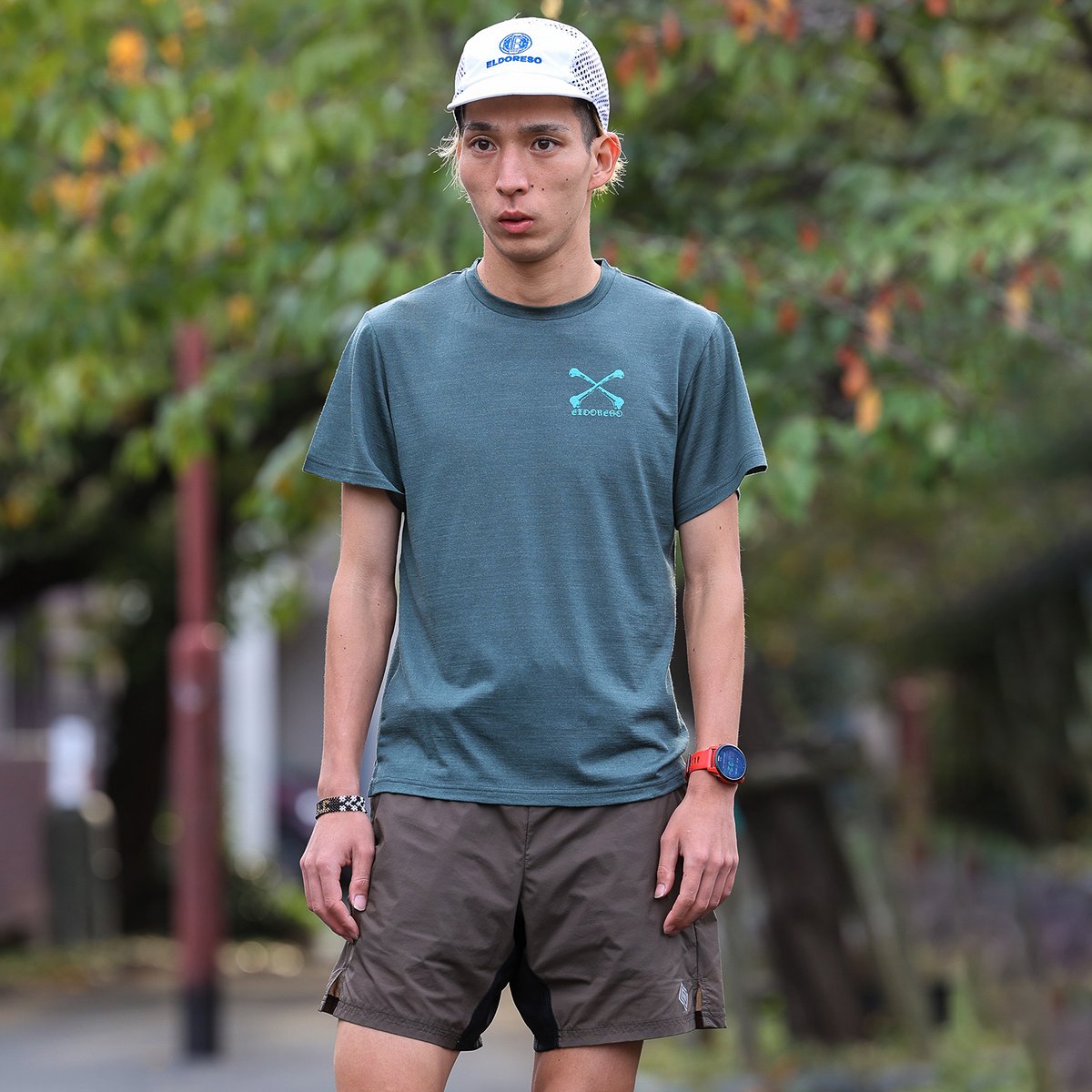 エルドレッソ Merino Wool Tee ELDORESO(エルドレッソ) Merino Wool Tee(Green) E1013624