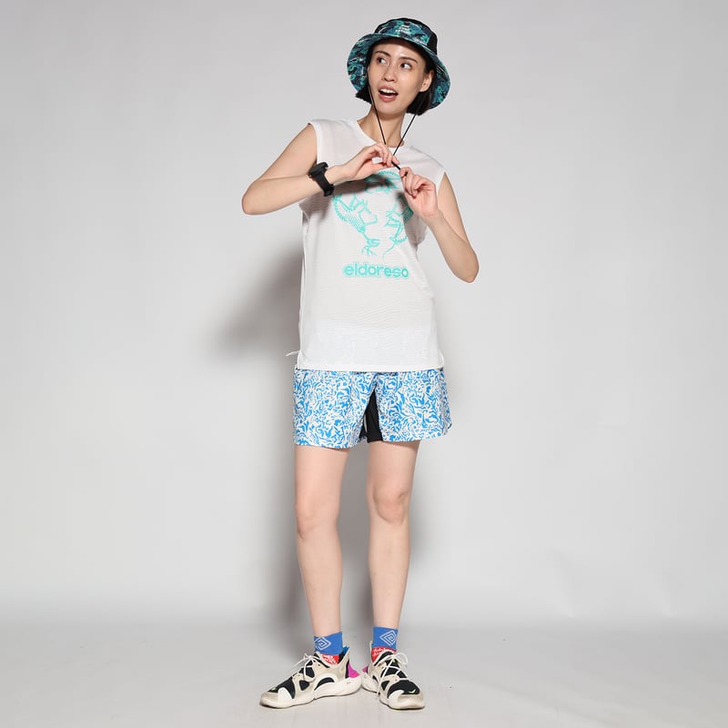 ★ELDORESO★アーネストショーツ　Ｌサイズ Dinosaur Sleeveless(White) E1220615 | ELDORESO【
