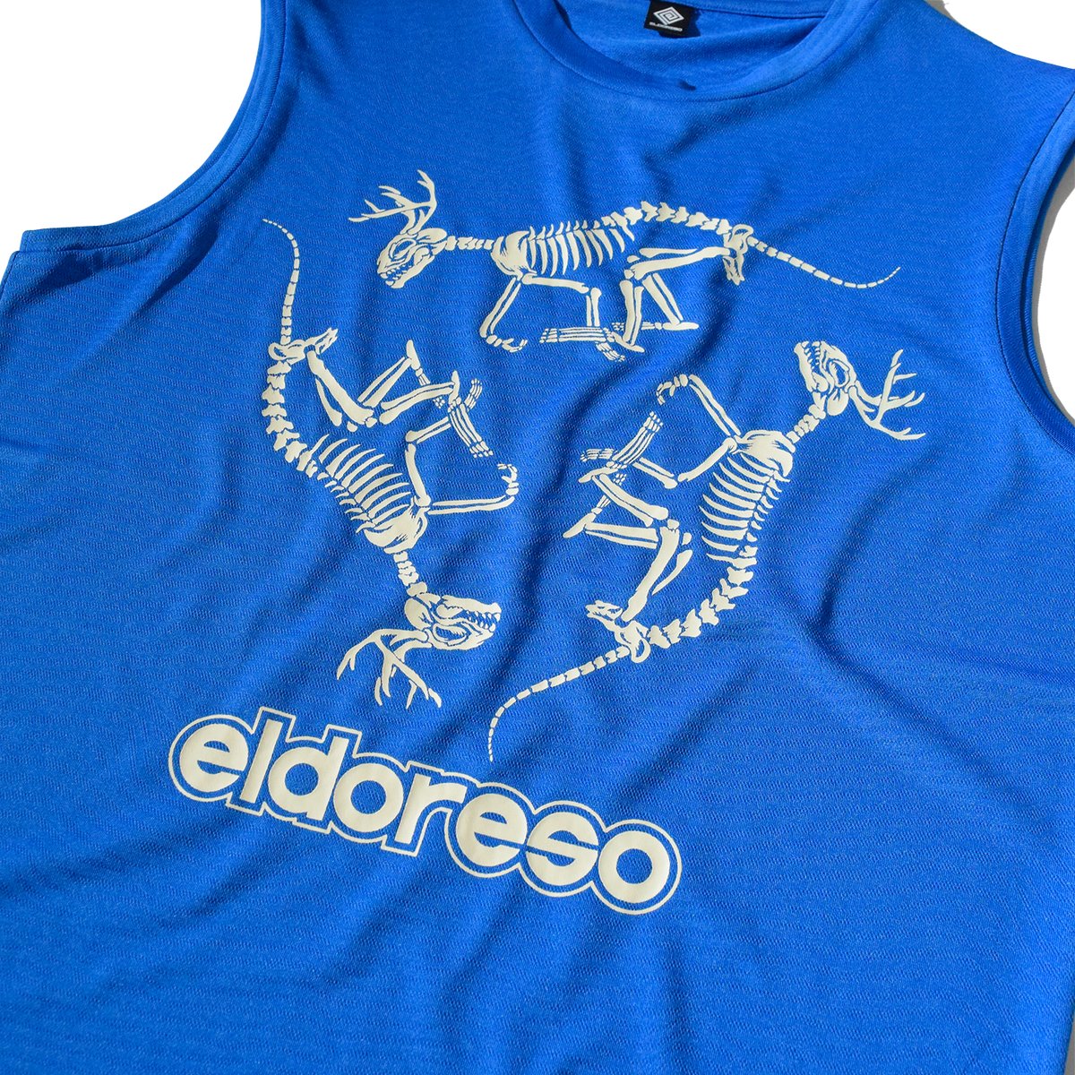 ELDORESO LSD bone sleveless Mサイズ　navy 新品 Dinosaur Sleeveless(Blue) E1220615 | ELDORESO【O