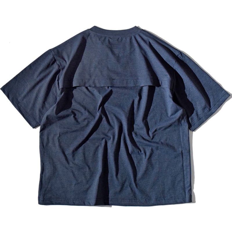Back Ventilation Big Tee(Gray) E1014615 | ELDOR