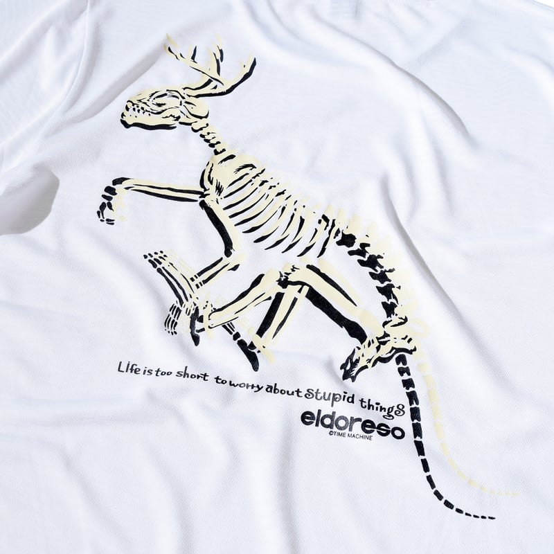 Dinosaur Tee(White) E1015115 | ELDORESO【OFFICIA
