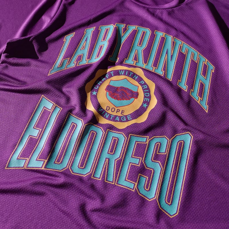 Labyrinth Tee(Purple) E1018216 | ELDORESO【OFFIC