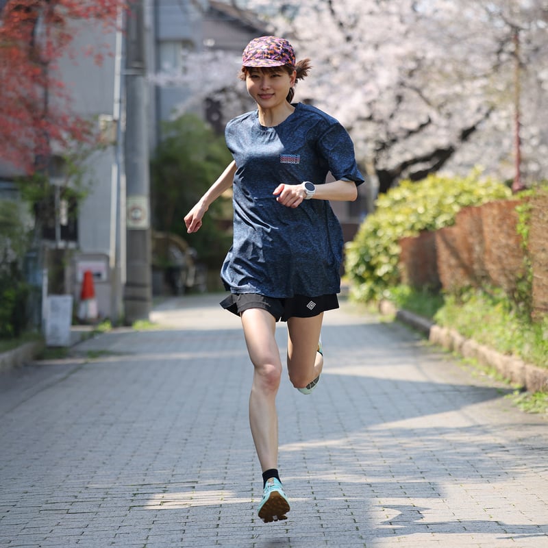 Figure Tee(Navy) E1018116 | ELDORESO【OFFICIAL O