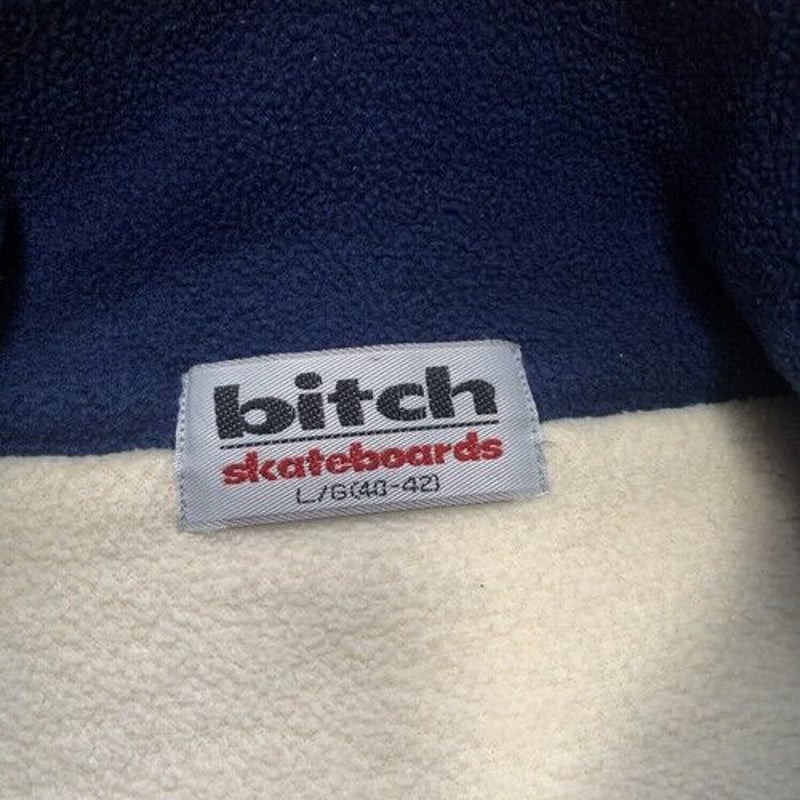 bitch SKATE BOARDS FLEECE JACKET ビッチ スケートボード フリ...