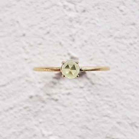 K18GP Peridot Ring/8月誕生石