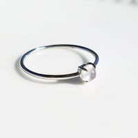 SV925 Moon Stone Ring/6月誕生石
