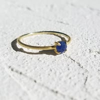 K18GP Sapphire Ring /9月誕生石