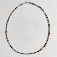 Multi Agate Beads Necklace