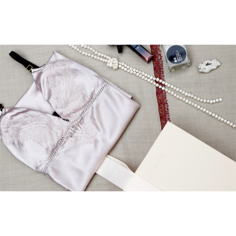 dosa シルクスリップ シルクスリップドレス（カップ付き）ピンク | daisyking STORE