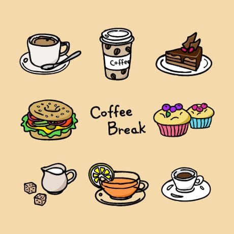 Coffee Break/コーヒーブレーク - (vector/eps)