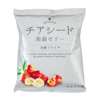 【ケース販売】チアシード蒟蒻ゼリー発酵プラス　カムカム味（１２袋入+1袋おまけ）
