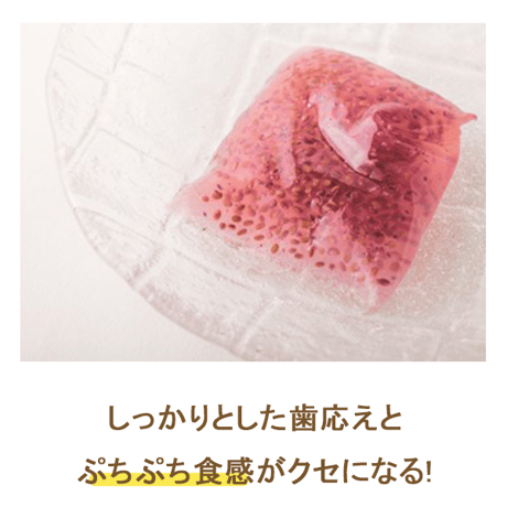 チアシード蒟蒻ゼリー発酵プラス　カシス味（１袋）