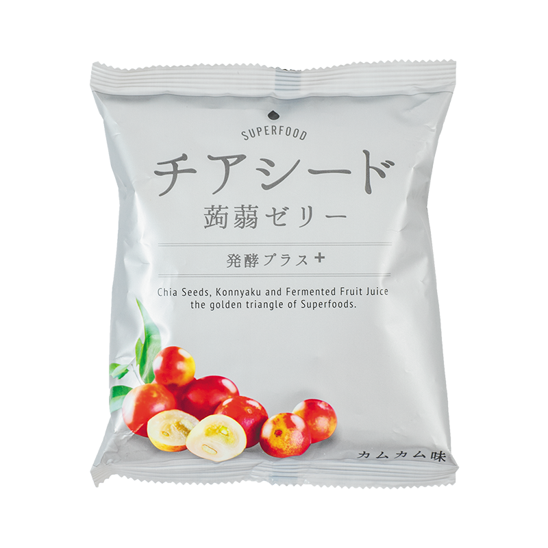 チアシード蒟蒻ゼリー発酵プラス カムカム味（1袋） | チアシード蒟蒻