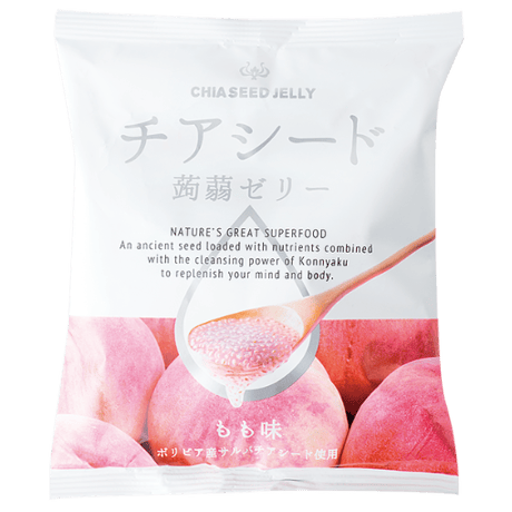 チアシード蒟蒻ゼリー　もも味 (1袋)