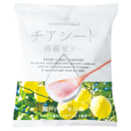 チアシード蒟蒻ゼリー　瀬戸内レモン味 (1袋)